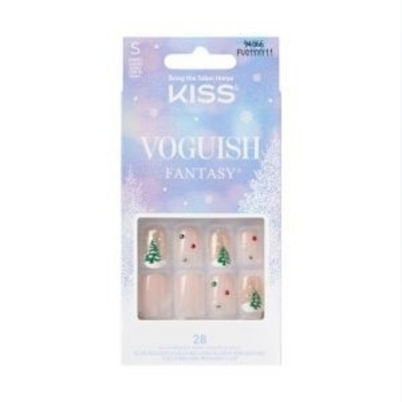 Kiss Vougish Fantasy Glamermaid Holiday short press on nail sets bundle 6 new - Picture 4 of 13